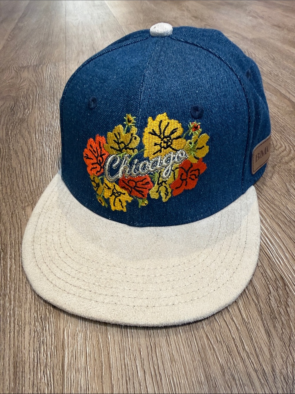 Chicago bulls  Floral Embroidered Baseball Cap